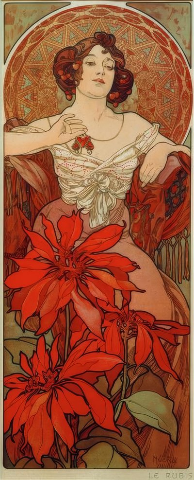 Gnide i af Alphonse Mucha