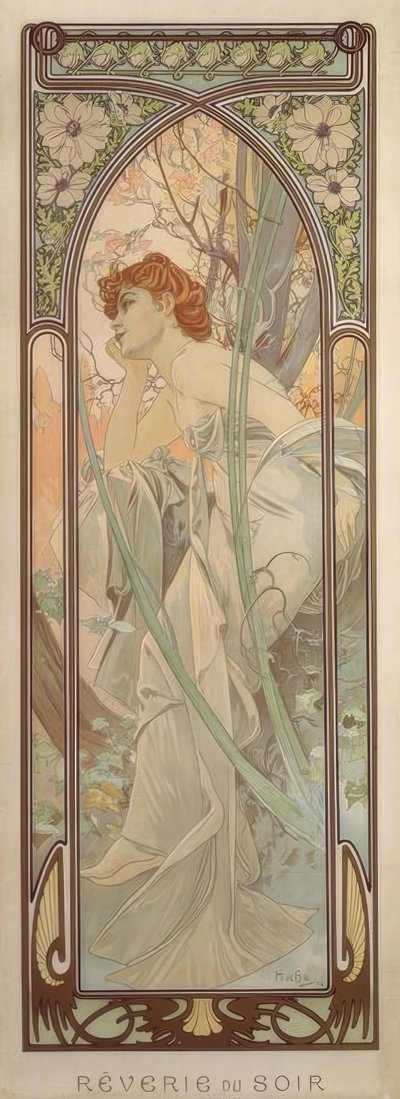 Aftendrømmeri af Alphonse Mucha