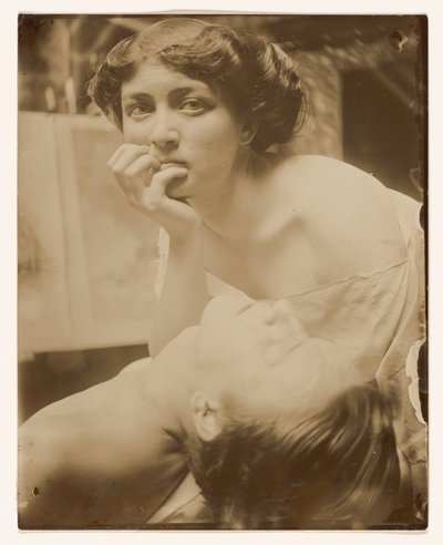 Studie til et dekorativt panel, 1908 (gelatinesølvtryk) af Alphonse Mucha