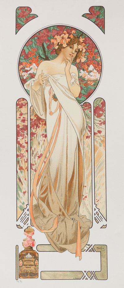 Sylvania Essence, 1899. af Alphonse Mucha