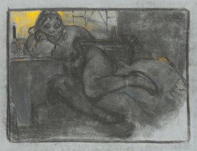 Absintdrikkeren, 1900-1905 af Alphonse Mucha