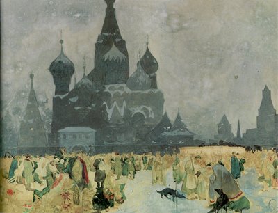 The Emancipation of the Russian Serfs Study for The Slav Epic, 1914 af Alphonse Mucha