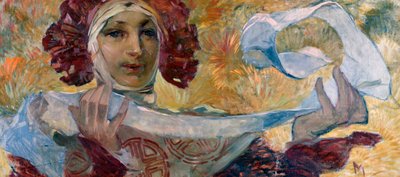 Uden titel, c1880-1930 af Alphonse Mucha