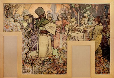 Vægmaleri til Exposition Universelle i 1900, 1899-1900 af Alphonse Mucha