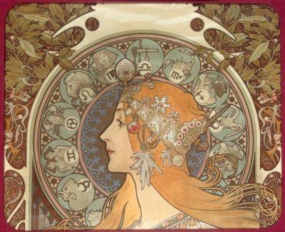 Zodiac af Alphonse Mucha