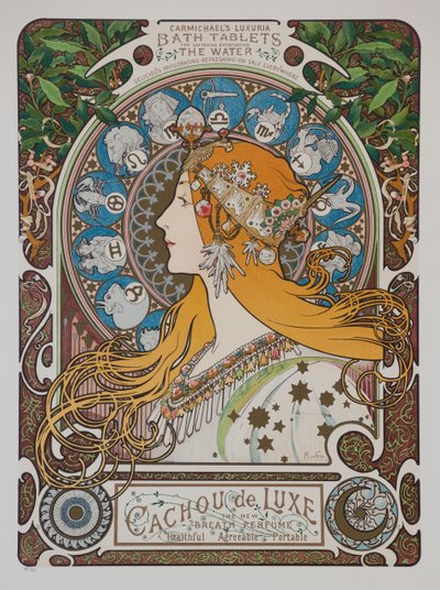 Zodiac Zodiac, 1896. af Alphonse Mucha