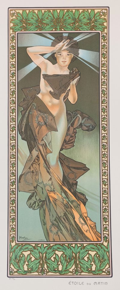 Morgenstjerne Morgenstjernen, 1902. af Alphonse Mucha