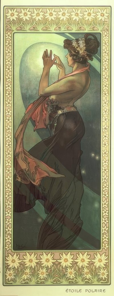 Nordstjernen af Alphonse Mucha
