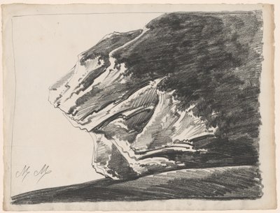 En bizar klippeformation af Alphonse Nicolas Michel Mandevare
