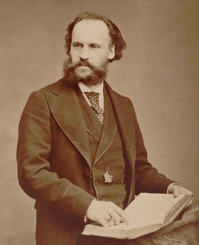 Portræt af komponisten Charles Lenepveu 1840-1910, 1875. af Alphonse Terpereau
