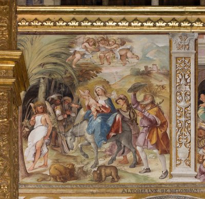 Presbytery, Seventh North Span, Flight to Egypt, Altobello Melon af Altobello Melone