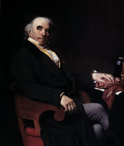 Portræt af ridderen af ​​Nanteuil Lanorville (1754-1834) Generaladministrator for kongelige meddelelser Maleri af ridderen af ​​Nanteuil Lanorville (1790-1819) 1817 søn. 1,29 X 1,02 m af Amable Pagnest