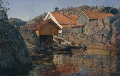Mellem klipper, Mol, Nye-Hellesund af Amaldus Nielsen