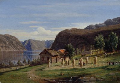 Gård i Balestrand i Sogn af Amaldus Nielsen