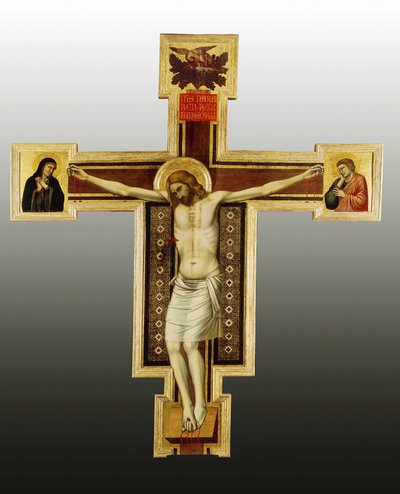 Korsfæstelse, 1300-tallet Maleri fra Giottos værksted (1266-1337) San Felice på Piazza, Firenze Olie på træ ©Battaglini/Leemage af Ambrogio Bondone (workshop) Giotto