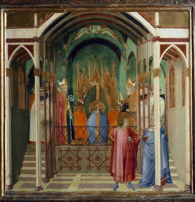 Valg af Nicholas til biskop af Myra. Scener fra St Nicholas