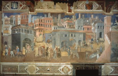 God regeringsførelse af Ambrogio Lorenzetti