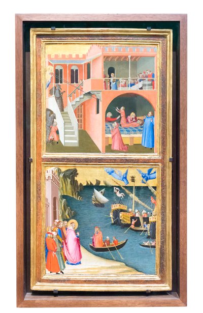 Historier om Sankt Nikolaus liv af Ambrogio Lorenzetti