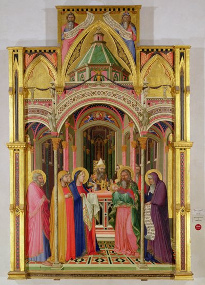 Præsentationen i templet, 1342 (tempera på panel) af Ambrogio Lorenzetti