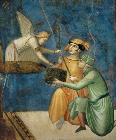 Allegorien om god regeringsførelse ... (vægmaleri) af Ambrogio Lorenzetti