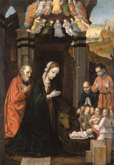 Tilbedelse af hyrderne af Ambrogio da Fossano (c.1460 1523)
