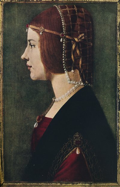 Portræt af en ung pige, c1490, 1936 af Ambrogio de Predis