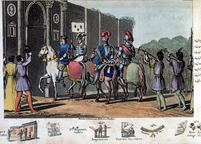 Charles VII siger "Den sejrende" (1403-1461). Englænderne var belejret i Orléans, men Jeanne d