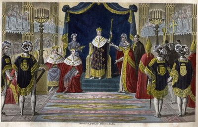 Charles X (1757-1836) blev kronet til konge i Reims den 6. maj af Ambroise Tardieu
