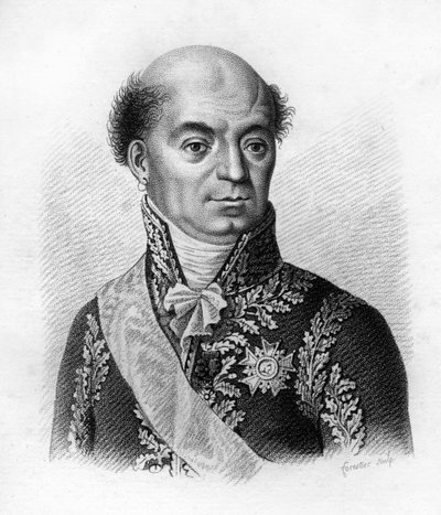 Dominique Catherine, Marquis de Pérignon Maréchal de France (1754 til 1818).- i” Portrætter af de franske generaler efter franskmændenes sejre og erobringer””. Graveret af Ambroise Tardieu i 1818. Stella Collection. af Ambroise Tardieu