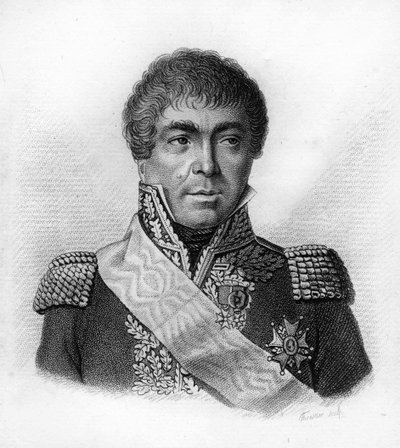 Edmé Etienne Borne DESFOURNEUES (1767-1849) - i "Portrætter af franske generaler efter franskmændenes sejre og erobringer"". Graveret af Ambroise Tardieu i 1818. Stella Collection. af Ambroise Tardieu