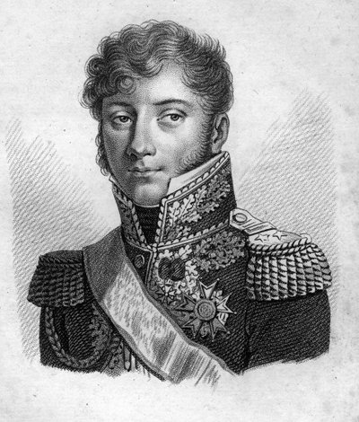General fra Montholon.Charles Tristan, greve af Montholon General français (1783 til 1853).i "" Portrætter af de franske generaler efter franskmændenes sejre og erobringer". Graveret af Ambroise Tardieu i 1818. Stella Collection. af Ambroise Tardieu