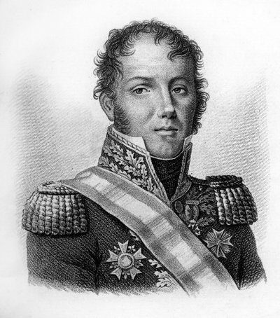 Portræt af general Dominique Louis Antoine Klein 1759-1845.- i "Portrætter af franske generaler efter franskmændenes sejre og kampe"". Graveret af Ambroise Tardieu i 1818. Stella Collection. af Ambroise Tardieu