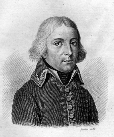Portræt af Elzeard Auguste Cousin de Dommartin af Ambroise Tardieu