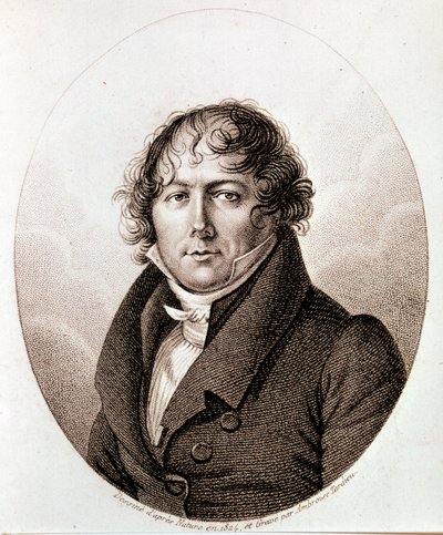 Portræt af Jean-Baptiste Biot af Ambroise Tardieu