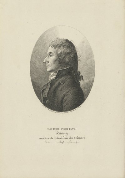 Portræt af Joseph Louis Proust 1754-1826, ca. 1800. af Ambroise Tardieu