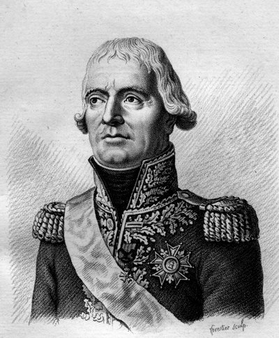 portræt af Jean Mathieu Philibert, grev Serurier (1742-1819), - i "Portrætter af franske generaler efter franskmændenes sejre og erobringer"". Grav af Ambroise Tardieu i 1818. Stella Samling. af Ambroise Tardieu