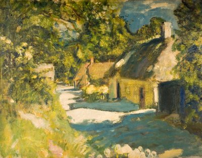Hytter i Aldbourne, 1915. af Ambrose McEvoy