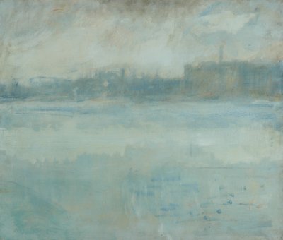 Themsen fra kunstnerens hus i Grosvenor Road af Ambrose McEvoy