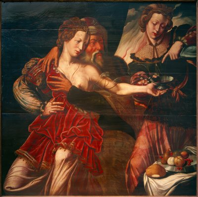 Loth og hans døtre af Ambrosius Benson