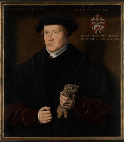 Portræt af Otho Stochoven (olie på panel) af Ambrosius Benson