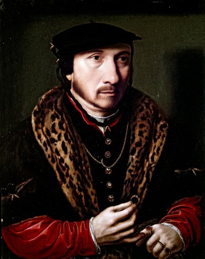 Portræt af en gentleman af Ambrosius Benson