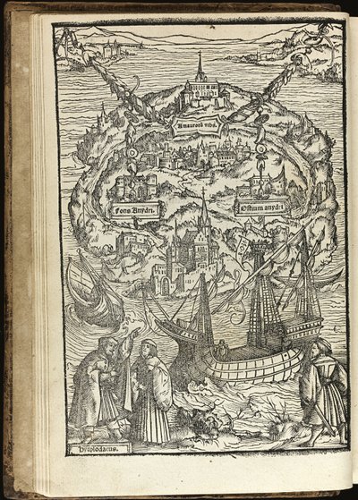 Utopia af Thomas More par Holbein, Ambrosius (1494-ca. 1520) af Ambrosius Holbein
