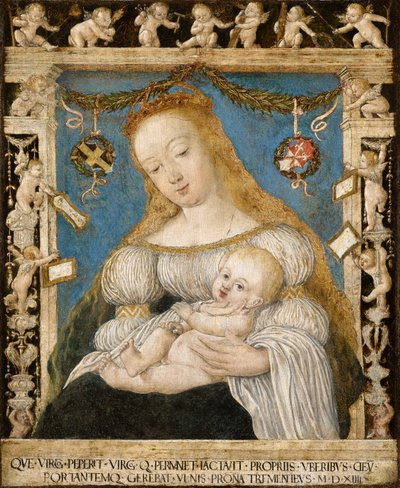 Jomfru og barn af Ambrosius Holbein
