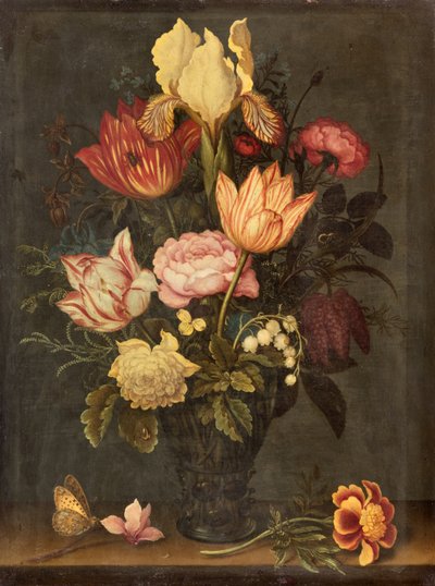Blomster ca. 1607 (maleri) af Ambrosius the Elder Bosschaert