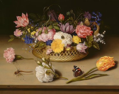Stilleben med blomster. 1614 af Ambrosius the Elder Bosschaert