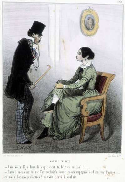 - i “” Madeleines”” af Cham, v.1870-1880 af Amédée de Noé