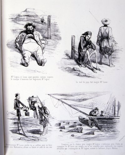 illustration til Kunsten at fede og tabe sig af Amédée de Noé