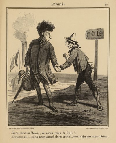Cham - Tak, hr. Dumas, for at give mig Sicilien tilbage af Amédée de Noé