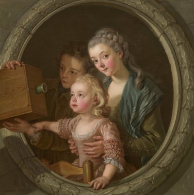 Camera Obscura, 1764. af Amédée van Loo