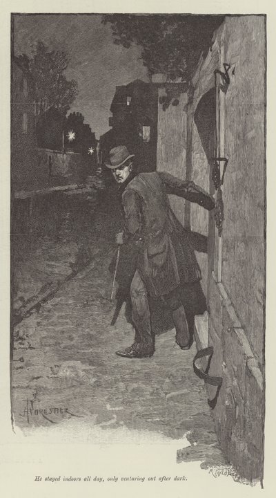 Blind kærlighed, af Wilkie Collins af Amedee Forestier